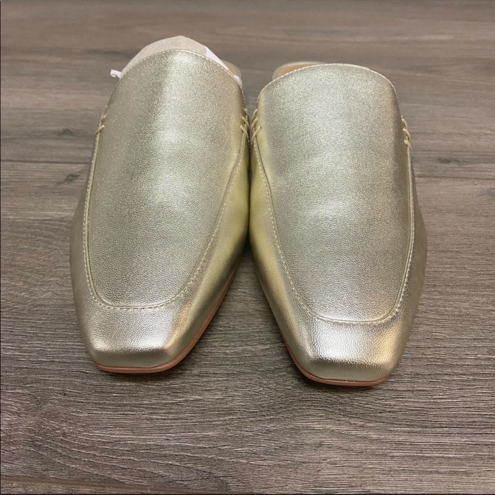 Marc Fisher | Pam Gold Leather Mule - Picture 5 of 9